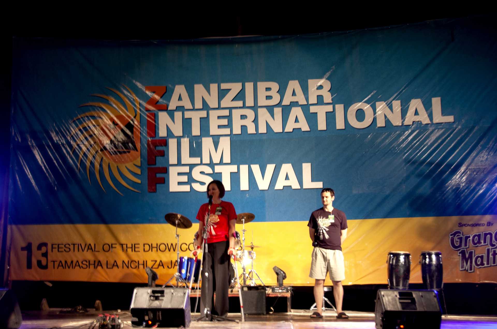 The premiere of Nipe Jibu at the 13th Zanzibar International Film Festival, 2013.