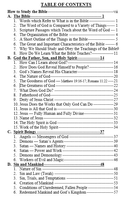 Table of Content p1